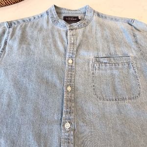 Topman Denim Shirt with Pocket